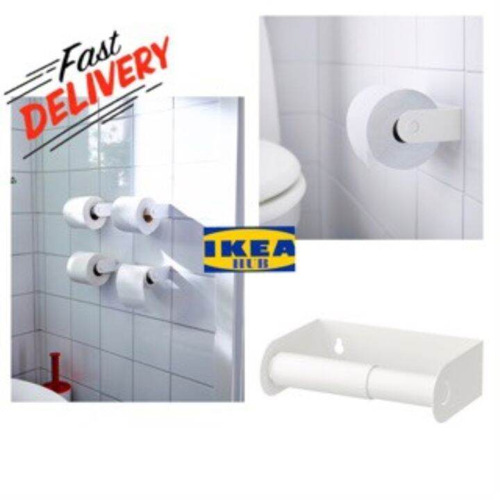 Ikea White Steel Toilet Roll Holder Lazada PH