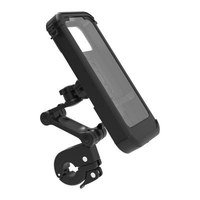 ☍✶ Motorcycle Phone Holder Bike Cell Phone Holder Handlebar Adjustable Sealing Clamp With All-Round Wrapping For Road Bike Mountain