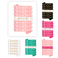 [ดีไซน์ใหม่] 6 1 Bride To Be And Bride Tribe Sash Set Hen Night Bachelorette Party Decorations Bridal Shower Sash