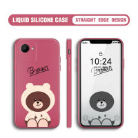 เคส GGK สำหรับ Realme C30S เคสโทรศัพท์ลายการ์ตูน B หมีเคสป้องกันทนแรงกระแทกกล้องคลุมทั้งหมดปลอกซิลิโคนของเหลวทรงสี่เหลี่ยมดั้งเดิม