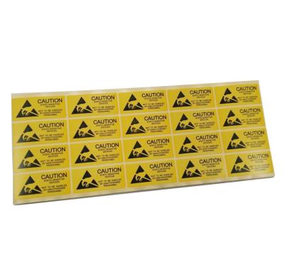 1000pcslot Adhesive Antistatic ESD CAUTION Stickers Anti-static Warning Label Seal Mark For Sensitive Electronics Packing Label
