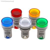 ✹▽ 22mm AD16-22DSV Round Digital Voltmeter AC 60-500V Mini Voltage Meter LED Digital Display Voltmeter Indicator Light Pilot Lamp