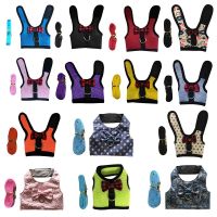 Puppy Dog Rabbit Soft Harness Leash Adjustable Bunny Traction Rope for Running Walking Cat Hamster Guinea Pig Rat Ferret Breathable Harness Leash Lead Vest