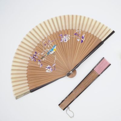 【CW】 Wedding Gift Folding Fan Chinese Style Spanish Folding Fan Bamboo Hand Fan Dance Fan Home Decoration Ornament Craft Gift Fan