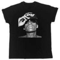 เสื้อแฟชั่น เสื้อยืดพิมพ์ลาย Wiz Khalifa King cool Retro สำหรับผู้ชาย