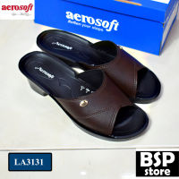 Aerosoft รุ่น LA3131 สีน้ำตาล รองเท้าสุขภาพ ทรงผู้หญิง Aerosoft soften your steps