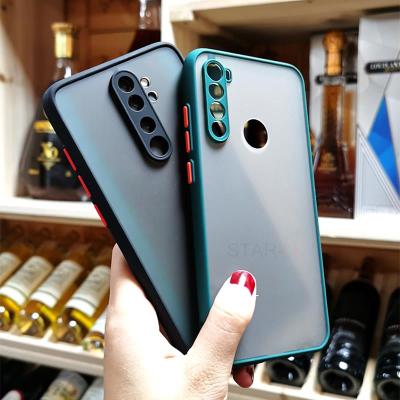 Matte Hard Case On For Xiaomi Redmi Note 8 Pro 9 9pro 7 8t 2021 Shockproof Silicone Back Cover Xiomi Redmi Note8 T Note9 8pro