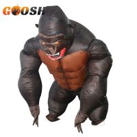 Gorilla Inflatable Costume Cosplay Anime Suit Dress Adult Kids Party Costume Fancy Dress Halloween Masquerade Cosplay Costume