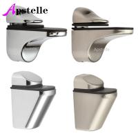 1Pcs/Lot Zinc Alloy Wooden Glass Acrylic Shelf Clamp Clip Support Holder Bracket F Fish Mouth Shape Shiny Chrome Wall-mounted