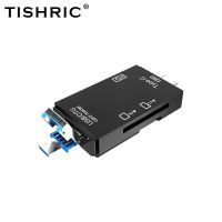 TISHRIC ไมโครการ์ดรีดเดอร์ SD การ์ดรีดเดอร์หน่วยความจำ TF ชนิด USB2.0 OTG สำหรับพีซีอุปกรณ์เสริมแล็ปท็อปเครื่องอ่านการ์ด DKQ3825เครื่องอ่านการ์ด