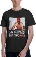 ydound Gg Allin T-Shirts Mans Summer O-Neck Cool Short Sleeve Logo Graphic Tees