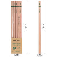 10 pcs box Deli 58143, Hb hexagon advanced graphite pencil, writing pen, log non-toxic pencil, student office stationery