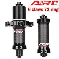 ⚡COD⚡ ARC road bike carbon fiber hub 6 claws 72 ring/sound quick release straight pull 20/24 hole ultra light V brake 8 9 10 11 spee