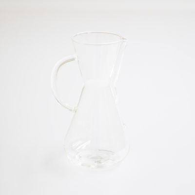 Chemex 3 Cup Glass อุปกรณ์ชงเครื่องดื่มสำหรับ 1 - 3 แก้ว ทำจากแก้วบอโรซิลิเกตที่ทนความร้อนสูง