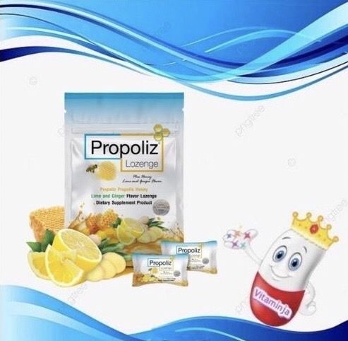 ลูกอมโพรโพลิซ-เม็ดอมโพรโพลิส-propoliz-ลูกอมโพรโพลิซ-propolis-lozenge-รสน้ำผึ้ง-ขิง-8-เม็ด-ซอง