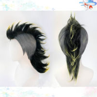 Shinazugawa Sanemi Anime Demon Slayer Kimetsu No Yaiba Cosplay Wig Halloween Hair+ Free Wig Cap