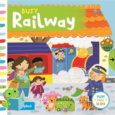 Absolutely Delighted.! หนังสือนิทานภาษาอังกฤษ Busy railway ( Board book )