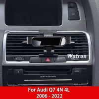 ที่จับโทรศัพท์มือถือรถสำหรับ Audi Q7 Q8 4N 4L 2016-2022 360องศาในการหมุน GPS ฐานยึดอุปกรณ์นำทางที่ค้ำยันพิเศษ