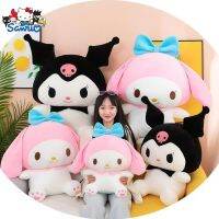 อะนิเมะ Sanrio Kuromi ตุ๊กตาของเล่นตุ๊กตาเมโลดี้ของฉันการ์ตูนคาวาอี้ยัดไส้ตุ๊กตาของเล่นนุ่มเบาะหมอนบีบอัดของขวัญเด็กผู้หญิง