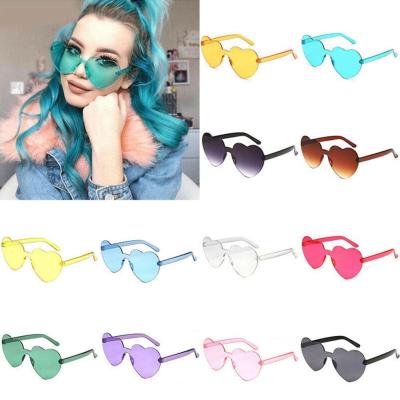 Fashion Transparent Sunglasses European And American Color Glasses Sunglasses Party Creative Candy K3J9
