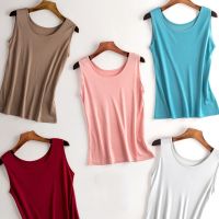 [A LIKE] 50 Silktop Undershirt Women Sleevelessshirt Vest Camisoles Summer Bottoming Mujer