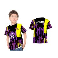 Childrens T-Shirt Jersey E-Football 2023 New Soccer Full Printing Custom