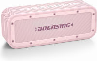 BOGASING Bluetooth Speakers, M4 Portable Wireless Speaker with 40W Deep Bass and Loud Stereo Sound, IPX7 Waterproof, Bluetooth 5.0, TWS, DSP Technology, Built-in Mic, for Outdoor Home Party (Pink)