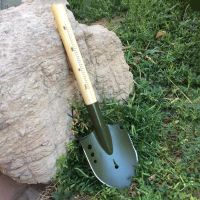 Multifunctional Military Shovel Mini Garden Camping Shovel Outdoor Survival Camping Shovel Tool Wooden Handle