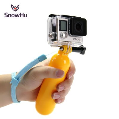 Snowhu สำหรับอุปกรณ์เสริม Gopro ที่จับป้ายสำหรับถือลอยน้ำได้สำหรับ Go Pro Hero 8 7 6 5 4 Sjcam Sj4000 Xiaomi Yi กล้อง Gp81