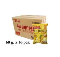 [1 ลัง : 16 ห่อ ] ? Honey Butter Chip ? [60 g.] :: มันฝรั่งรสเนยผสมน้ำผึ้งจากประเทศเกาหลี