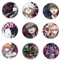 Game !!Keychains Anime Danganronpa Badge Pins Brooch Costume Backpack Decor