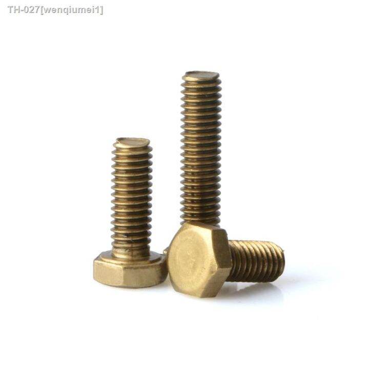 brass-hexagon-bolt-brass-hex-bolt-m4-m5-m6-m8-m10-brass-screw-metric-thread