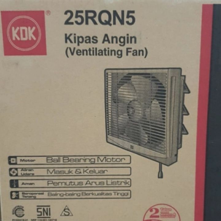 Kdk Exhaust Fan Dinding Inch Rqn Lazada Indonesia