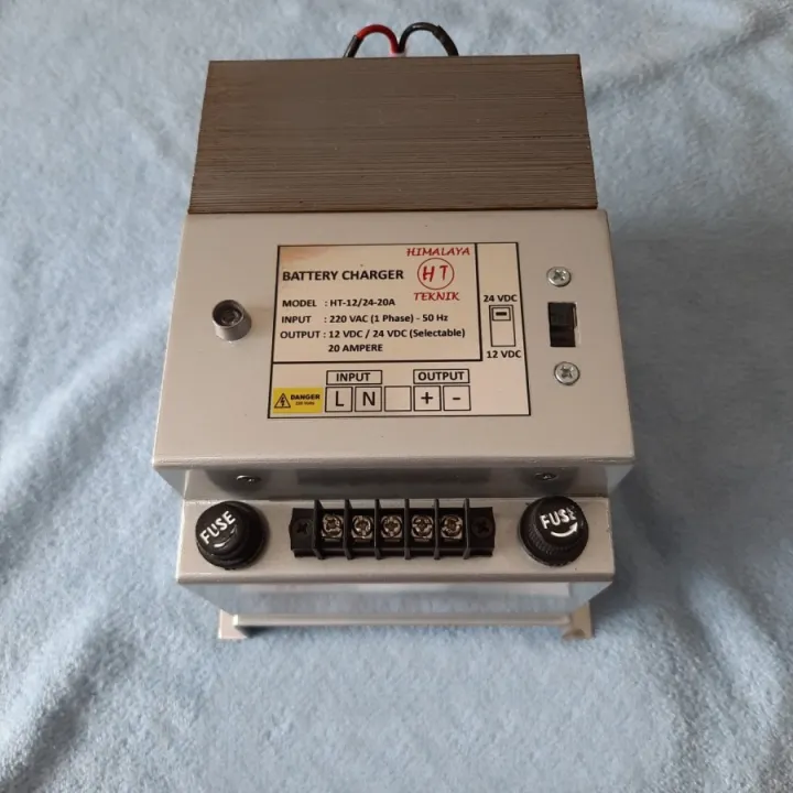 Battery Charger Aki Genset 12v/24v 20A 1Phase | Lazada Indonesia