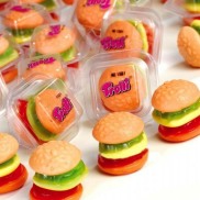 Kẹo Dẻo Trolli Burger Mini Size 10gr 1 cái lẻ. Hàng Chuẩn Đức  Date Mới 7