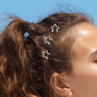 ETEREAUTY 20pcs Star Hair Clips Snap กิ๊บผมเล็กคลิปผมน่ารักอุปกรณ์เสริมทรงผมเครื่องมือสำหรับผู้หญิงสำหรับผู้หญิง