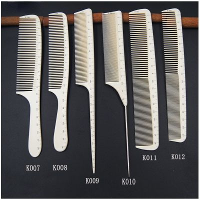 ‘；【。- 1PC High Quality Laser Scale Hair Comb Professional Hairdressing Comb Hair Brushes Salon Hair Cutting Styling Tools Barber Comb