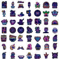 50 Zhang ins Harajuku Neon Style Notebook Stickers Computer Sticker Luggage Waterproof Stickers