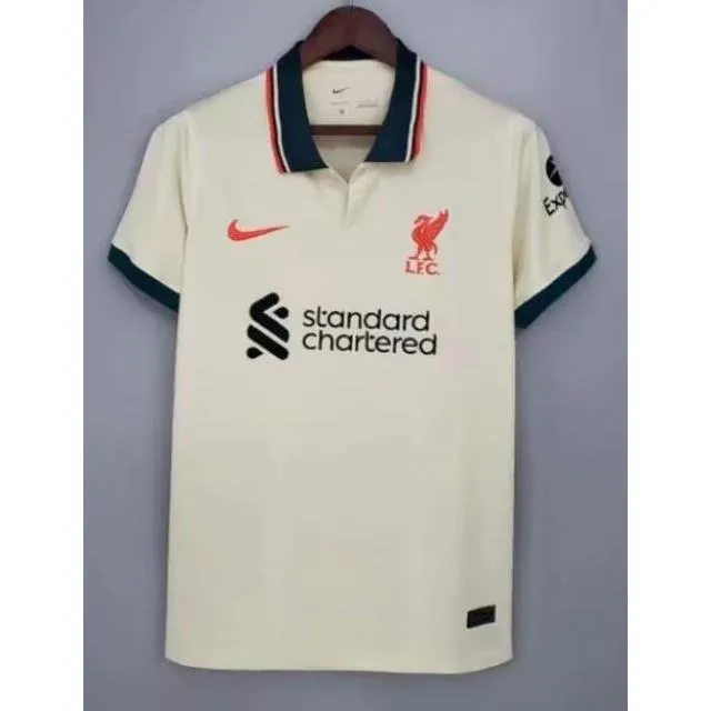 Mohamed Salah Liverpool Nike Youth 2021/22 Away Breathe Stadium Replica  Player Jersey - Tan