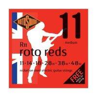 ( คุ้มสุดสุด+++ ) Rotosound Roto Reds สายกีต้าร์ไฟฟ้า 11 R11 - สีแดง ราคาดี อุปกรณ์ ดนตรี อุปกรณ์ เครื่องดนตรี สากล อุปกรณ์ เครื่องดนตรี อุปกรณ์ ดนตรี สากล