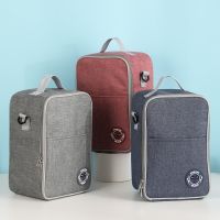 ℗♧☊ Portable Picnic Insulated Bag Large Capacity Square Lunch Box Thermal Bag Cooler Ice Pack Work Food Carrier for Women Children