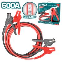 Total สายพ่วงแบตเตอรี่ 600 แอมป์ ( มีไฟ LED ) รุ่น PBCA16008L ( Booster Cable with Lamp )