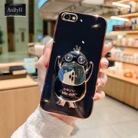 AnDyH New Design Phone Case for Vivo Y81 Y83 Luxury 3D Stereo Duck Mobile Phone Holder Phone Case Fashionable and Comfortable Soft Case with