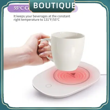 Coffee Mug Warmer,Smart Warmers Desk Cup Electric Plate Auto On/Off Gravity  Induction Intelligent Gravity Sensing Heater Heating Beverage Drink for