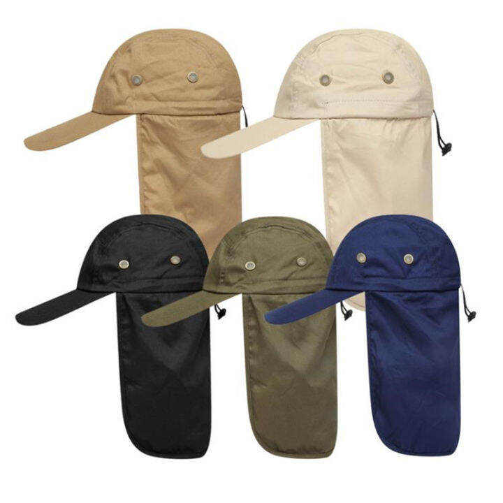 hot-fishing-hat-sun-visor-cap-hat-outdoor-upf-50-sun-protection-with-removable-ear-neck-flap-cover-for-hiking-camping-cycling-caps