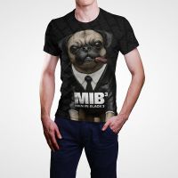 2022 ฤดูร้อนใหม่ 3D พิมพ์ Pug Dog Animal T-shirt ผู้ชายและผู้หญิงแฟชั่นสบาย ๆ แขนสั้นเย็นเด็กผู้หญิงด้านบน Unisex เสื้อยืด XS-5XL