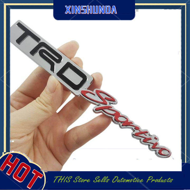 XSD 1 x ABS TRD Sportivo Logo Auto Car Decorative Emblem Badge Decal ...