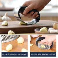 Lokei Christmas Gift Bloom Zoom สแตนเลสคู่มือกระเทียมกด Crusher Squeezer Masher Kitchen-Tool