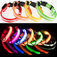 Luminous Dog Collar Glowing Collar Training Pet LED Flashing Necklace Adjustable Dog Night Outdoor Walking Safety Supplies