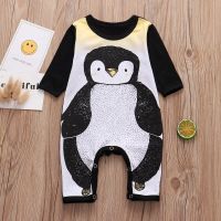 Newborn Baby romper cute penguin cartoon 2020 Fall Infant rompers Long sleeves Jumpsuits infants baby boy girls costume  by Hs2023